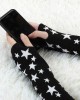 Allegra K Women's Arm Warmers Winter Knitted Elbow Long Cosplay Costume Fingerless Gloves