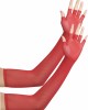 ToBeInStyle Women's Fishnet 100% Nylon Arm Length Glove Warmers