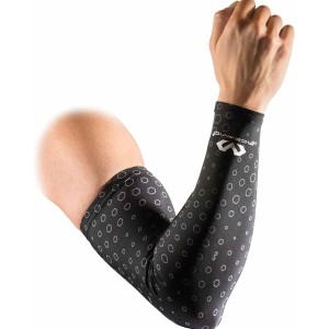 McDavid 6579 uCool Compression Arm Sleeves Cooling Arm Compression Sleeves with 50+ UV Sun Protection for Running