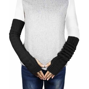 Dahlia Women's Cold Weather Arm Warmers & Fingerless Gloves - Various Styles