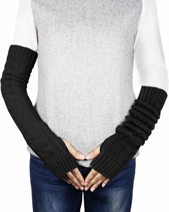 Dahlia Women's Cold Weather Arm Warmers & Fingerless Gloves - Various Styles