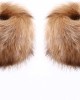 Faux Fur Wrist Cuffs- Winter Furry Bands Fox Fur Wrist Warmer,Arm Warmer, Leg Warmer, One Pair