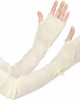 uxcell Women's Outdoor Long Gloves Soft Sun Block Fingerless Arm Sleeves