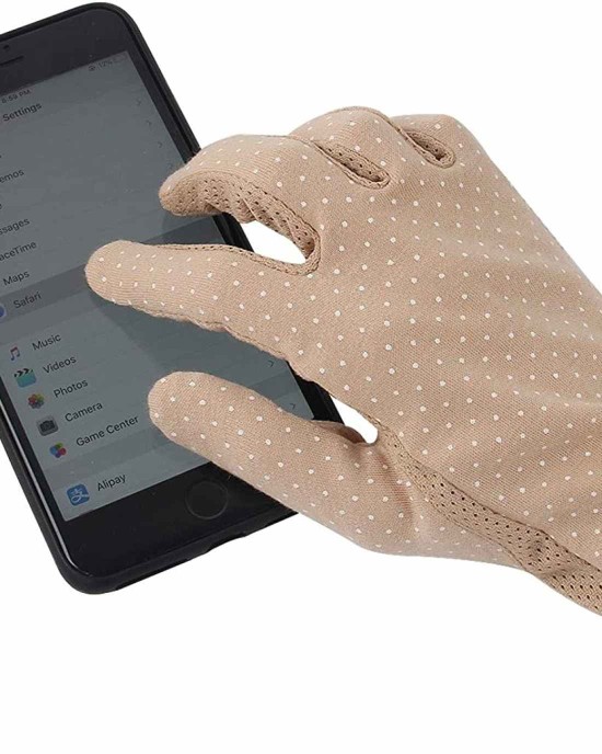 kilofly Women's Long Anti-UV Breathable Arm Sun Block Driving Gloves, 2 Pairs