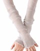 POSMA CS032Women Girls UV Protecion Long Lace Fingerless Gloves Sunblock Arm Sleeves- Six Color Bundle Set