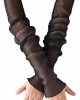 POSMA CS032Women Girls UV Protecion Long Lace Fingerless Gloves Sunblock Arm Sleeves- Six Color Bundle Set