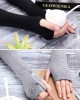 8 Pairs Winter Knitted Fingerless Gloves Long Thumb Hole Arm Warmer for Women Girls