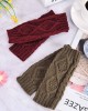 4 Pairs Women Winter Warm Knit Fingerless Gloves Thumbhole Arm Warmers Mittens