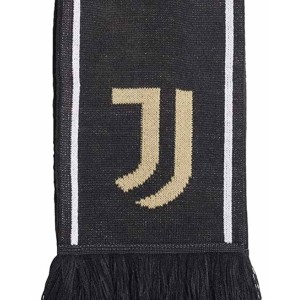 adidas unisex-adult Juventus Scarf Black/White/Pyrite OSFM
