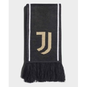 adidas unisex-adult Juventus Scarf Black/White/Pyrite OSFM