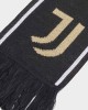 adidas unisex-adult Juventus Scarf Black/White/Pyrite OSFM