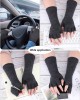 4 Pairs Women Knit Arm Warmer Long Fingerless Gloves Winter Half Finger Mittens