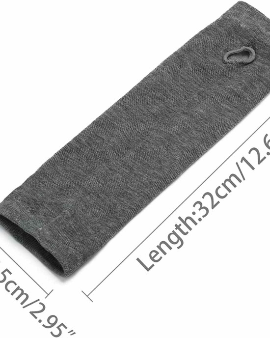 Allegra K Unisex Classic Fashion Stretch Fingerless Arm Warmers Oversleeve