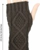 8 Pairs Women Winter Knit Fingerless Gloves Crochet Thumbhole Arm Warmer Mittens