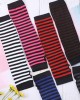 6 Pairs Knit Arm Warmer Thumb Hole Stretchy Gloves Women Long Fingerless Gloves