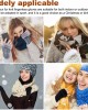 3 Pairs Fingerless Winter Gloves Faux Fur Crochet Warm Middle Length Thumb Hole Fingerless Gloves Arm Warmers