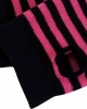 Women Long Fingerless Gloves Winter Knit Arm Warmer Thumb Hole Stretchy Gloves Striped Halloween Costume Cosplay