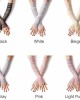 Women's UV Protection Long Lace Gloves Cooling or Warmer Arm Sleeves 2 Purposes Sunscreen Cuffs