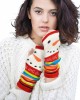 Women's Snowman Knit Arm Warmers Fingerless Gloves Thumb Hole Gloves Mittens Fingerless Arm Warmers X'mas Gift