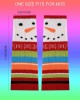Women's Snowman Knit Arm Warmers Fingerless Gloves Thumb Hole Gloves Mittens Fingerless Arm Warmers X'mas Gift