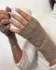 Cashmere Fingerless Gloves for Women, 100% Pure Cashmere Arm Warmers