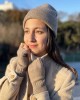 Cashmere Fingerless Gloves for Women, 100% Pure Cashmere Arm Warmers