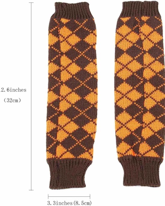 Olbye Winter Gloves Women’s Long Gloves Fingerless Knit Mittens Elbow Length Cold Weather Arm Warmers