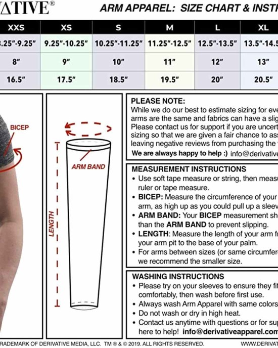 Derivative Arm Sleeves for Fashion, Sports, Scrubs, Tattoo Cover Up & More (1 Pair Heather Grey Unisex Sleeves)