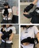 Punk Gothic Function Fingerless Arm Glove Sleeve Cuffs Cool Black Hip Hop Arm Warmers Sun Protective For cycling Costume