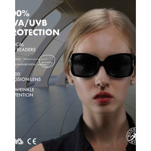 Bifocal Reading Sunglasses for Women Jackie O Fashion Reader Sun Glasses