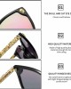 Dollger Rimless Skull Design Cat Eye Sunglasses UV400 Protection