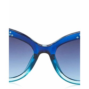 UNIONBAY U284 Sparkling Rhinestone UV Protective Cat Eye Sunglasses. Cool Gifts for Women, 53 mm
