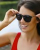 Women's Polarized Sunglasses from EYE LOVE, Designer, 100% UV Block + 5 BONUSES, black