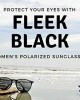 Women's Polarized Sunglasses from EYE LOVE, Designer, 100% UV Block + 5 BONUSES, black