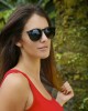 Women's Polarized Sunglasses from EYE LOVE, Designer, 100% UV Block + 5 BONUSES, black
