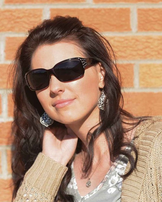 Polarized Sunglasses for Women - Premium Fashion Sunglasses - HZ Series Diamante Womens Designer Sunglasses