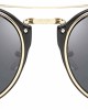 Dollger Double Lens Flip up Clip On Sunglasses Steampunk Style and Round Purple red Glasses for Men Women
