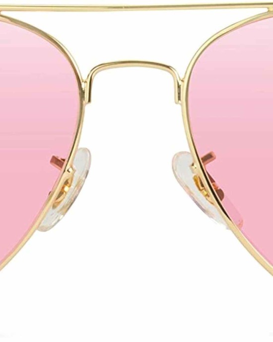 Classic Aviator Style Metal Frame Sunglasses