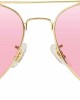 Classic Aviator Style Metal Frame Sunglasses