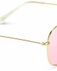 Classic Aviator Style Metal Frame Sunglasses