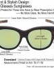 CAXMAN Polarized Over Glasses Sunglasses for Prescription Frames, Small Medium & Oversized