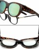 CAXMAN Polarized Over Glasses Sunglasses for Prescription Frames, Small Medium & Oversized