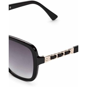 GUESS Factory Women's Braided Square Sunglasses