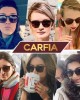 Carfia Vintage Sunglasses for Women Polarized UV Protection Classic Erika Style