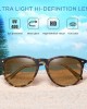 Carfia Vintage Sunglasses for Women Polarized UV Protection Classic Erika Style