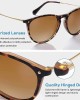Carfia Vintage Sunglasses for Women Polarized UV Protection Classic Erika Style