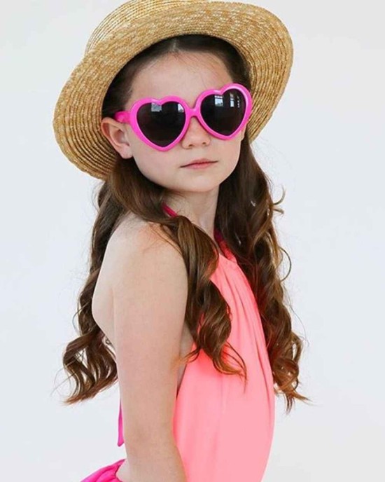 12 Pack Neon Colors Heart Shape Party Favors Sunglasses Unisex Wholesale