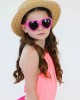 12 Pack Neon Colors Heart Shape Party Favors Sunglasses Unisex Wholesale