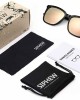 SIPHEW Polarized Sunglasses for Women, Mirrored Sunglasses-Fashion Oversized Eyewear with UV400 Protection