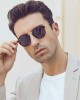 Retro Round Sunglasses for Women Men UV400 Polarized Vintage Classic Small Circle Style 49/21/145